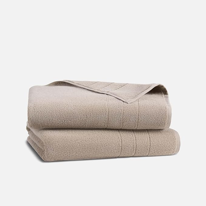 Brooklinen Super-Plush Bath Sheets (Driftwood)