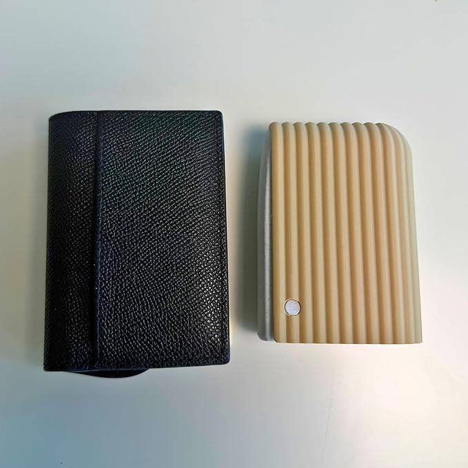 Push-Open Cotton Swab Holder & Dispenser – Modern Cotton Swab Organizer with Dustproof Lid | Bathroom & Vanity Storage Container | Easy One-Hand Access | Sleek Minimalist Design