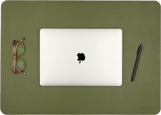 ANECDOTE Vegan Leather Desk Pad - 23.6"x17" Desk Mat for Your Office. This Quality Large Mouse Pad has Chic Elegance, Professional Look & Satisfying Touch - The Perfect Leather Mouse Pad for You!