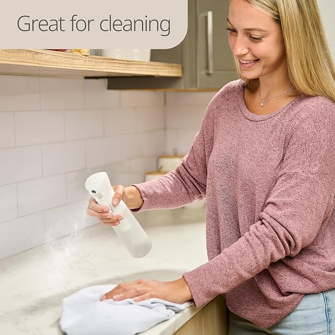 10 OZ Continuous Spray Bottles - Ultra Fine Mist Sprayer | Water Spray Bottle For Hair Stuff, Mister Spray Bottle For Plants Mister | Hair Spray Bottles For Hairstyling, Cleaning, Salons