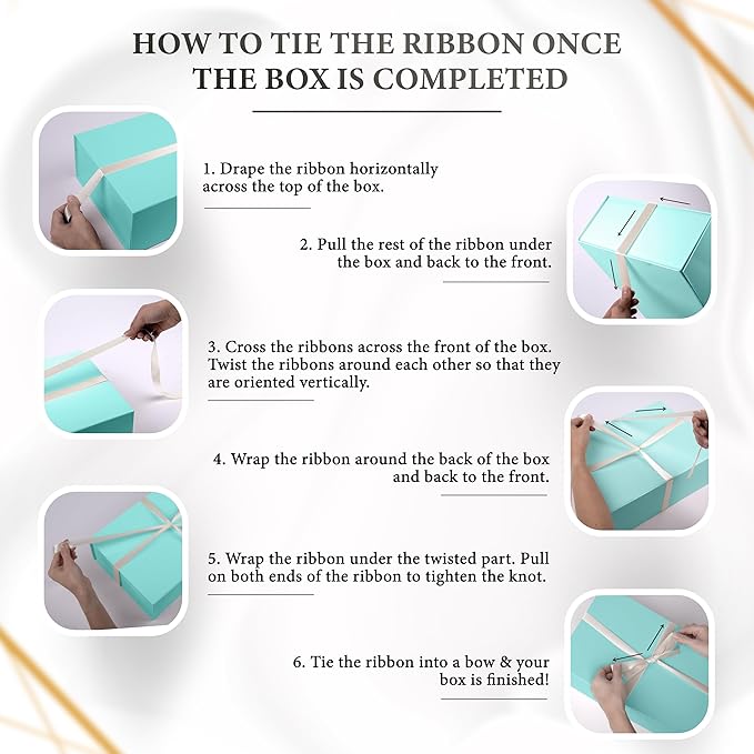 Gift Box Set - Bridesmaids Gifts for Wedding (1 Pack - Teal), All Occasions, Bridesmaid Proposal, Magnetic Boxes With Lids, Big Set For Bridal, 13.5 x 9 x 4.5 inches, Teal GiftBox