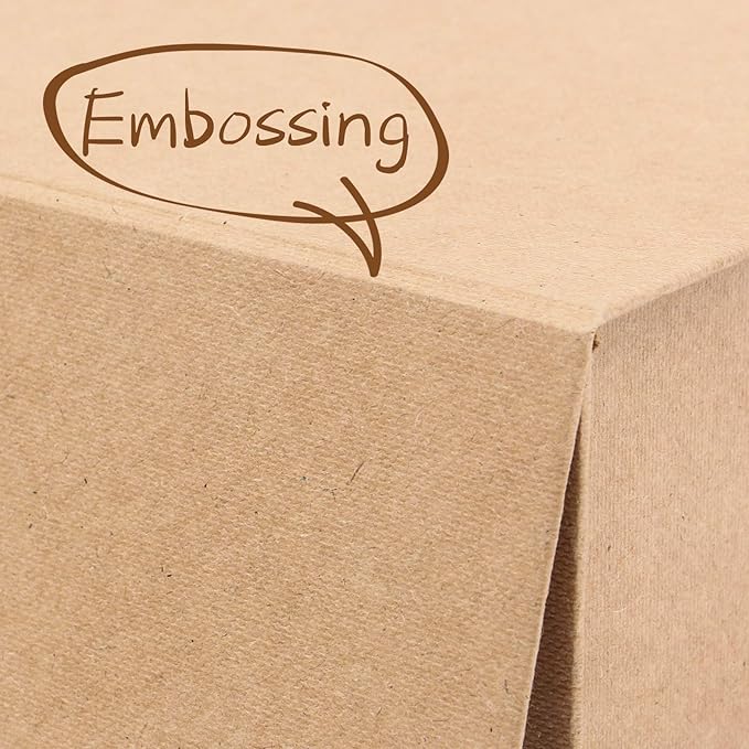 Rsgift Foldable Gift Box with Lid, 11x7.8x3.5 Inches, Magnetic Closure for Men - Wedding, Birthday, Graduation Packaging