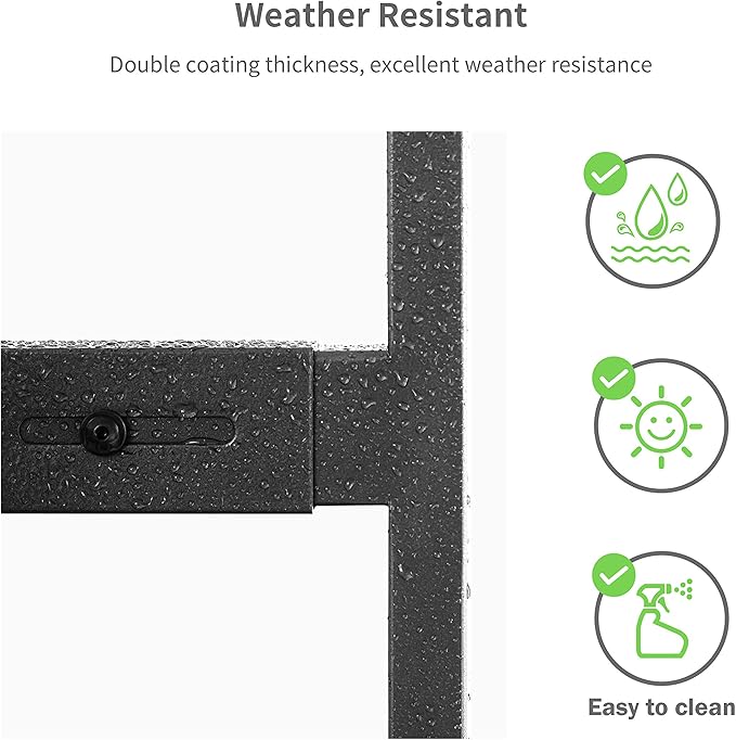 FaithLand Plant Stand, Adjustable Size Fits 8 9 10 11 12 Inches Plant Pot, Metal Planter Stand, Mid Century Expandable Plant Holder Indoor Outdoor, Adjustable Width: 8”-12” - Easy Assembly