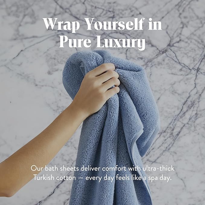 Brooklinen Super-Plush Bath Sheets (Ocean)