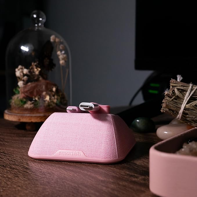 Smartish® Magnetic Cord Holder - Cable Wrangler Organizer Stocking Stuffer with Magnet Clips for Charger Management on Desktop, Nightstand for USB-C + Lightning - No 2 Pencil Gray