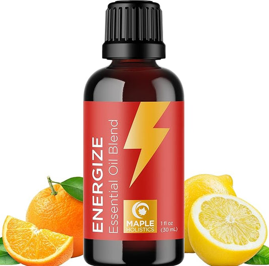 Citrus Essential Oils Blend for Diffuser - Invigorating Citrus Oil Diffuser Essential Oils with Energizing Lemon Orange and Lime Essential Oil - Pure Aromatherapy Oils for Diffuser Citrus Blend Oil