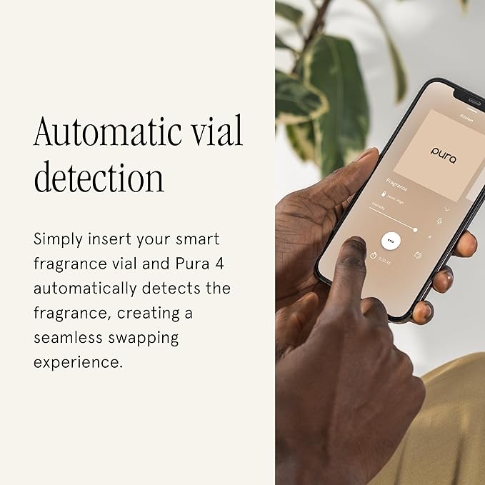 Pura & Brooklyn Candle Studio Home Scent Refill - Smart Air Diffuser - Up to 120-Hours of Luxury Fragrance per Refill - Home Essential - Clean & Safe Diffuser Fragrance - 2 Pack, Fern & Moss