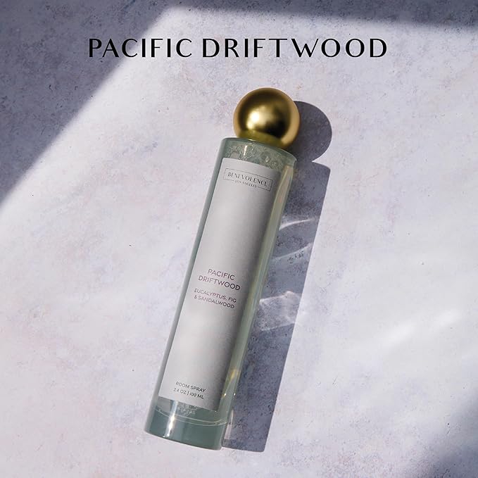 Eucalyptus & Sandalwood Room Spray | Benevolence LA Air & Fabric Freshener for Home & Linen | Refreshing Woodsy Scent, Relaxing Home Fragrance, Holiday Gift Idea for Her & Gifts for Women