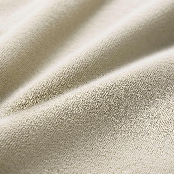 Brooklinen Super-Plush Turkish Cotton Washcloths Set of 2 Cotton, 820 GSM, Highly Absorbent, Machine Washable, Perfect for Home & Bathroom (13" x 13", Stone)