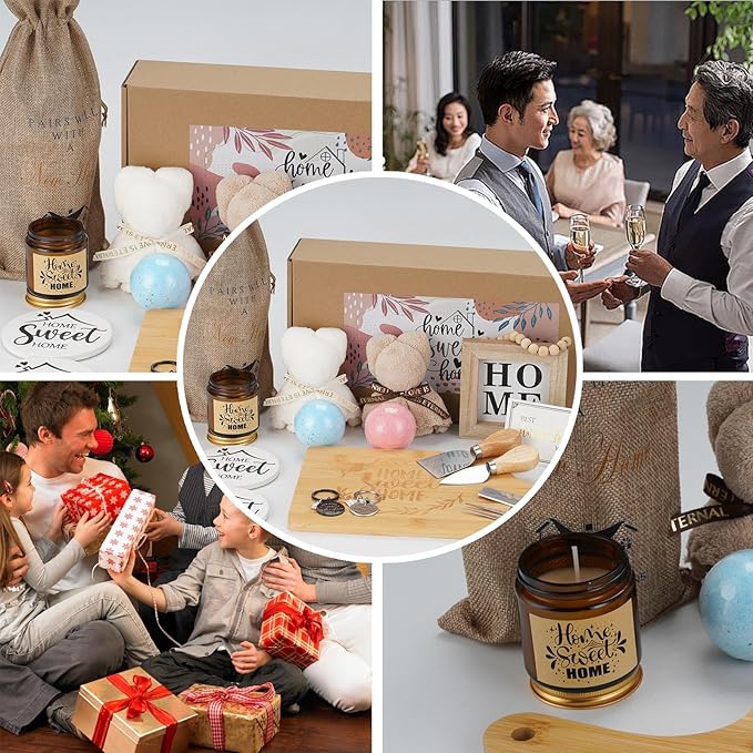 House Warming Gifts New Home, Housewarming Gift Ideas for Women, New Apartment Housewarming Baskets, Welcome Basket, Closing Gifts for Home Buyers