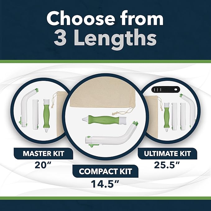 Toilet Aids for Wiping – 14.5” Wipe Assist for Toileting for All People with Range of Motion Limitations – Toilet Wiper Reacher Aid/Toilet Paper Extender for Holding Tissue & Personal Hygiene Products