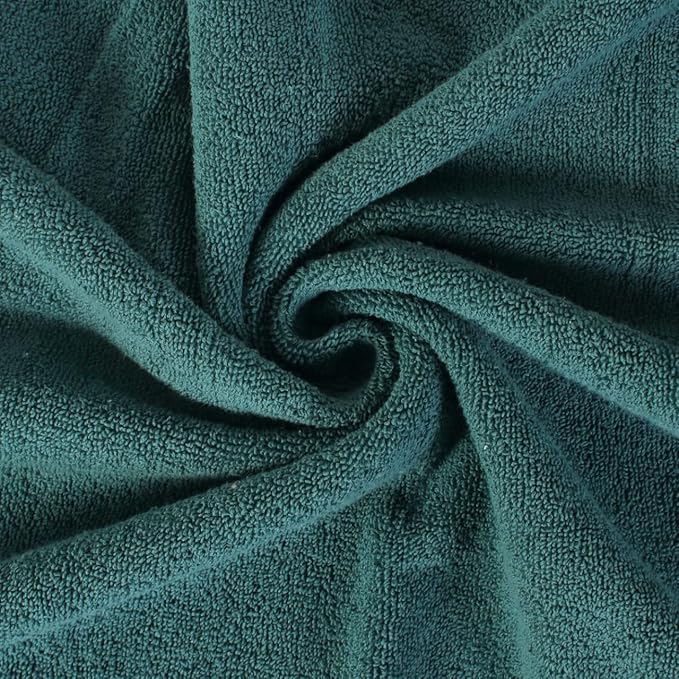 HILLFAIR 600 GSM- 40 x 80 Inches- 100% Cotton 2 Pc XXL Oversized Bath Towel Set- Soft Highly Absorbent Jumbo Bath Sheets Towels Sets- Quick Dry Oversized Bath Towel Sets for Hotel Spa Pool- Teal