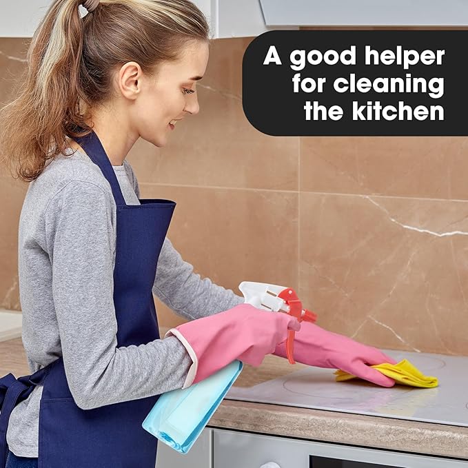 Eccliy 12 Pcs 16 Oz Plastic Spray Bottle, Adjustable Empty Reusable Sprayer for Cleaning, Planting, Water, Bathroom and Kitchen, BBQ, Commercial and Residential(Muticolored,Clear)