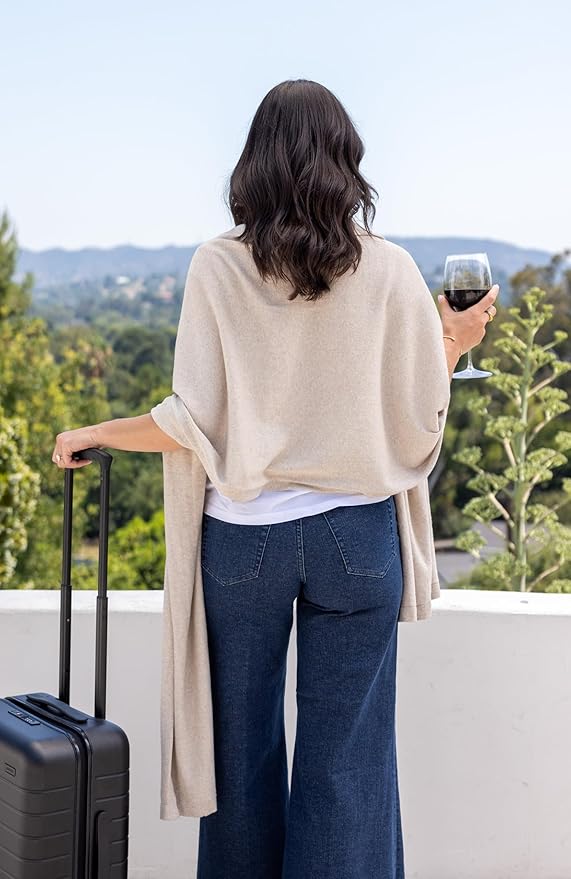 zestt Dreamsoft Travel Scarf, Wrap and Shawl for Women, Organic Cotton