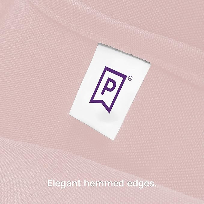 Gee Di Moda Rectangle Tablecloth - 90 x 132 Inch - Pink Rectangular Table Cloth for 6 Foot Table in Washable Polyester - Great for Buffet, Parties, Holiday Dinner, Wedding & More