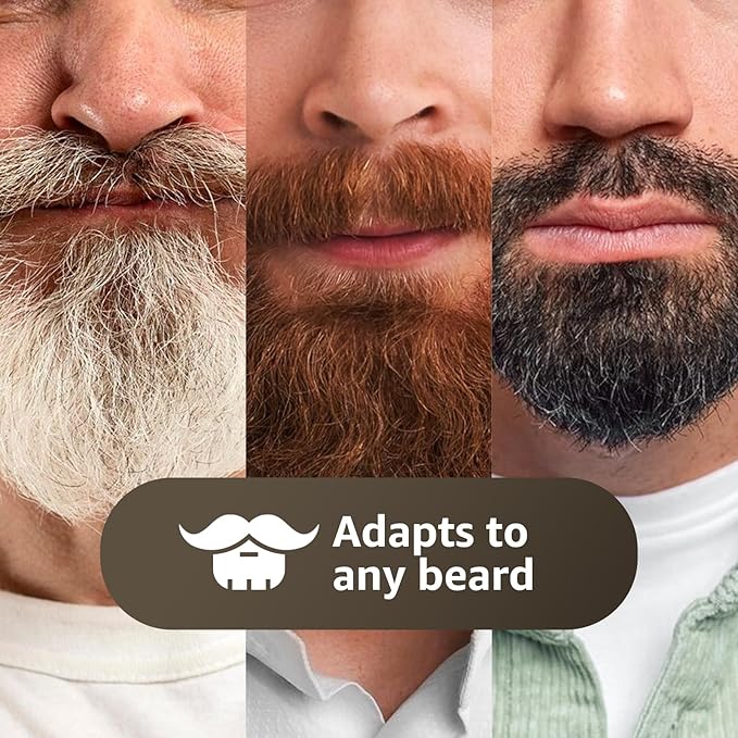 SHPAVVER Beard Trimmer for Men: Professional Barber Hair Clippers - 12-in-1 Cordless Grooming Kit - Waterproof Electric Razor with Turbo Speed & Precision Blades, Blue