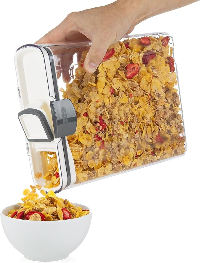 ProKeeper Cereal Storage Container, 3-Quart, Airtight Seal, Dishwasher Safe, BPA-Free Plastic