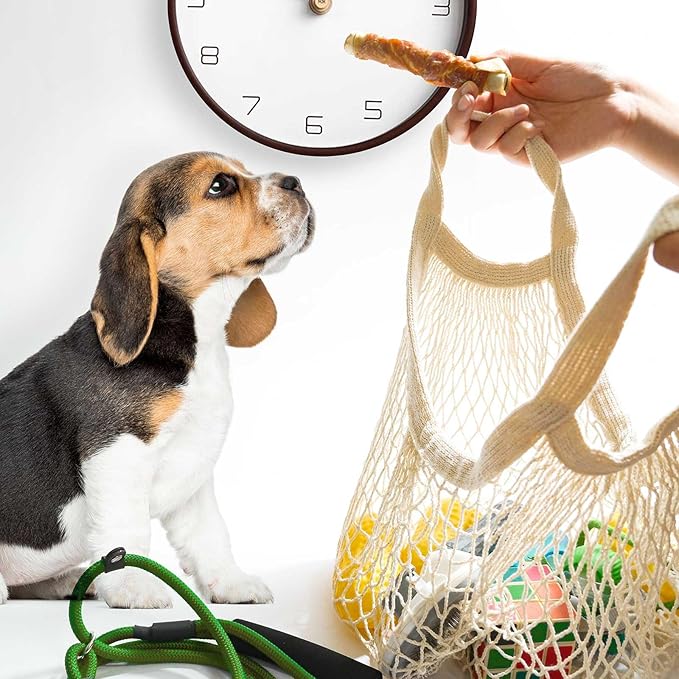 LZMS 3PCS Cotton Mesh Produce Bags,Reusable Grocery Veggie Net Tote,Washable Farmers Market Storage with Wide-Strap Carry Handles(Short Handle)