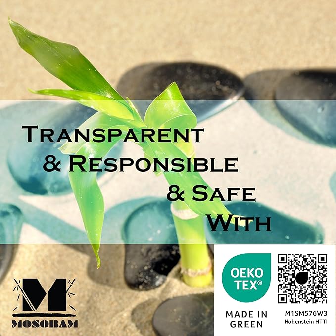 Mosobam Luxury Turkish Bath Towels 30X58 Navy Blue Oversize 700 GSM Bamboo Viscose & Aegean Turkish Combed Cotton