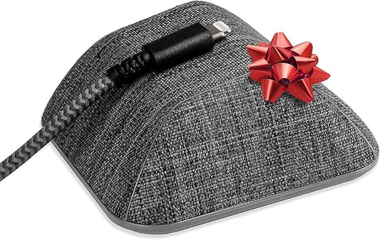 Smartish® Magnetic Cord Holder - Cable Wrangler Organizer Stocking Stuffer with Magnet Clips for Charger Management on Desktop, Nightstand for USB-C + Lightning - No 2 Pencil Gray