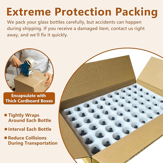 KEYWING 60 Pack 1oz Eye Dropper Bottles – 30ml Leakproof Amber Glass Bottles for Essential Oils, Tinctures, Hair Oil, Travel Liquids