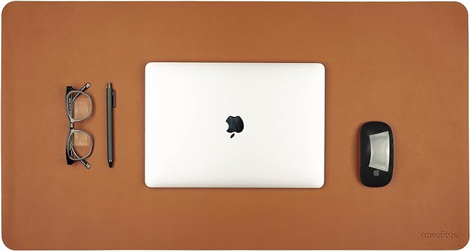 ANECDOTE Vegan Leather Desk Pad - 31.5"x17" Desk Mat for Your Office. This Quality Large Mouse Pad has Chic Elegance, Professional Look & Satisfying Touch - The Perfect Leather Mouse Pad for You!