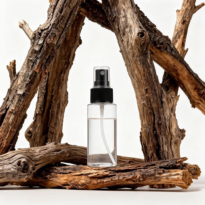 220PCS 30ML Mini Clear Spray Bottles Bulk – Fine Mist Empty Travel Containers with Funnels, Refillable Liquid 1oz Plastic Sprayer for Perfume Essential Oils Toner, Pocket Size Makeup Kit