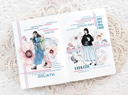 WT Twilight Zone Wide PET Tape, Single Roll, Original Designs, Modern Fashion Girls Decorative Tape for Journals, Scrapbooks, Bujo, DIY Crafts