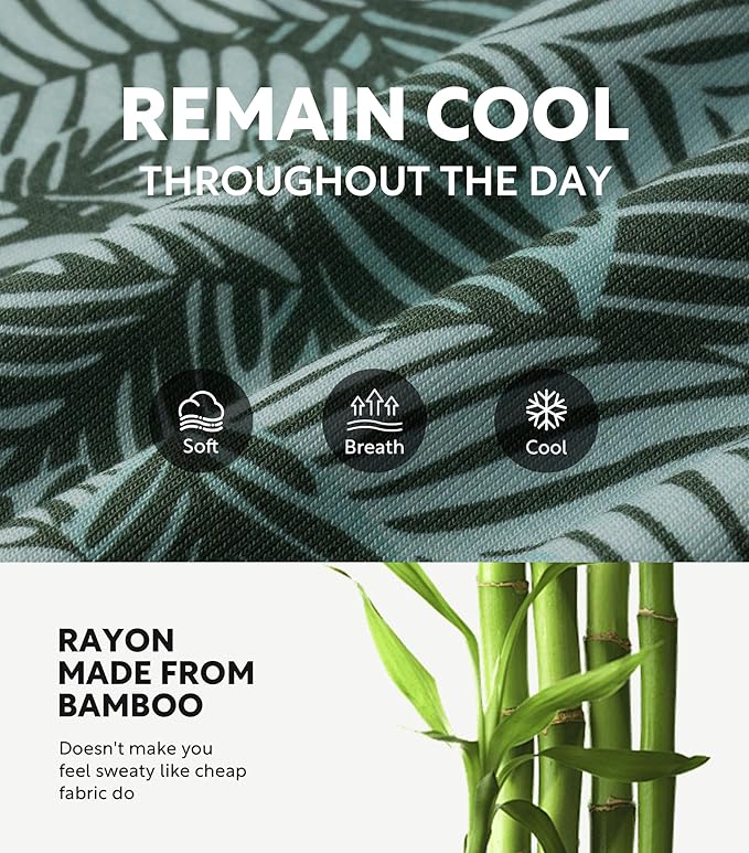 DAVID ARCHY Mens Underwear Bamboo Rayon Boxers for Men Breathable and Cool Men's Boxer Shorts with Button Fly 3 or 5 Pack