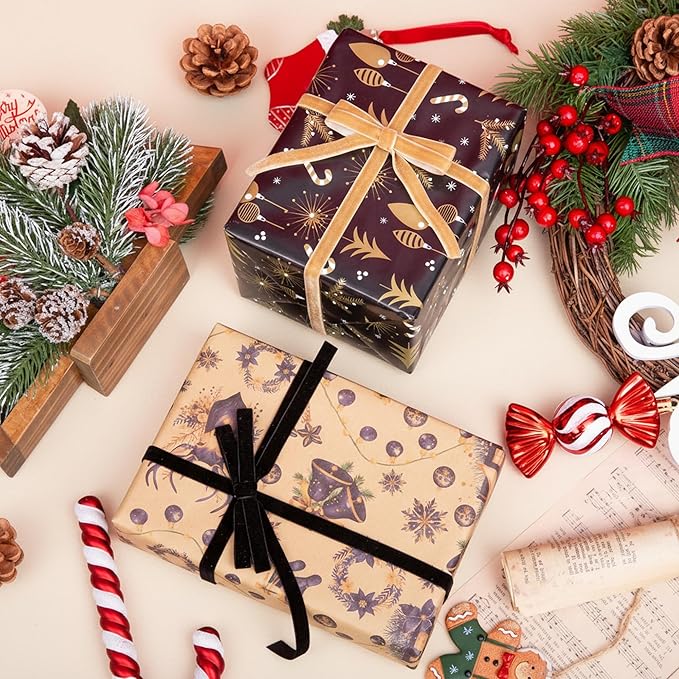 Vintage Khaki Velvet Ribbon, 3/8 Inch X 25Yd