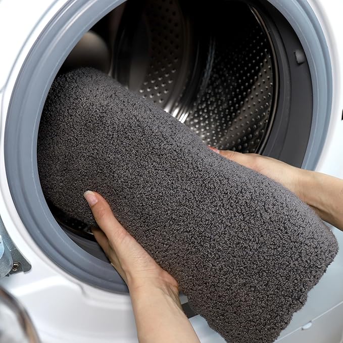 Everplush Diamond Collection Oversized Bath Towel – 1 Pieces, Super Soft & Highly Absorbent, Quick-Drying, Extra Large & Thick. Perfect for Bathroom, Pool, Swimming Use (Charcoal, 30" x 56" 1PK)