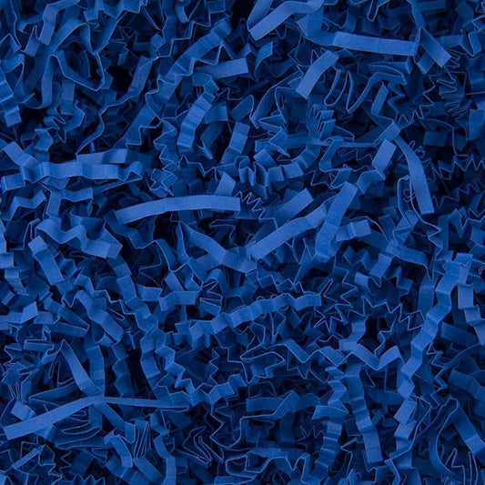 Caleihd Crinkle Cut Paper Grass Cushion Paper Streamer for Christmas Wedding Birthday Bridesmaid Engagement Craft Gift Boxes Bags Filler Decoration 4.5oz Navy Blue