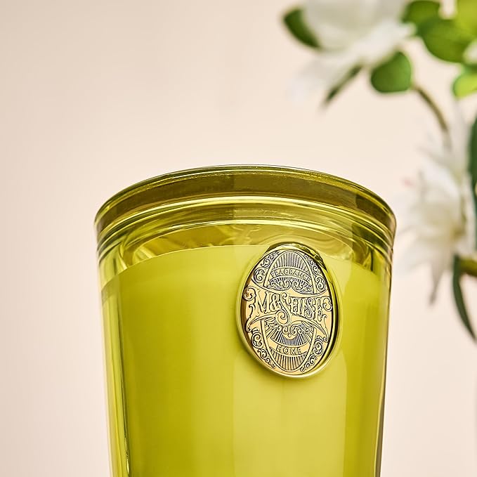 M&SENSE Natural Fresh Soy Candle | White Tea Sage & Matcha Green | 9.2 oz, 50H Burn Time | Luxury Scented Candle for Relaxation, Gifting, Home Décor | Ideal for Bedroom, Office, Party Ambiance