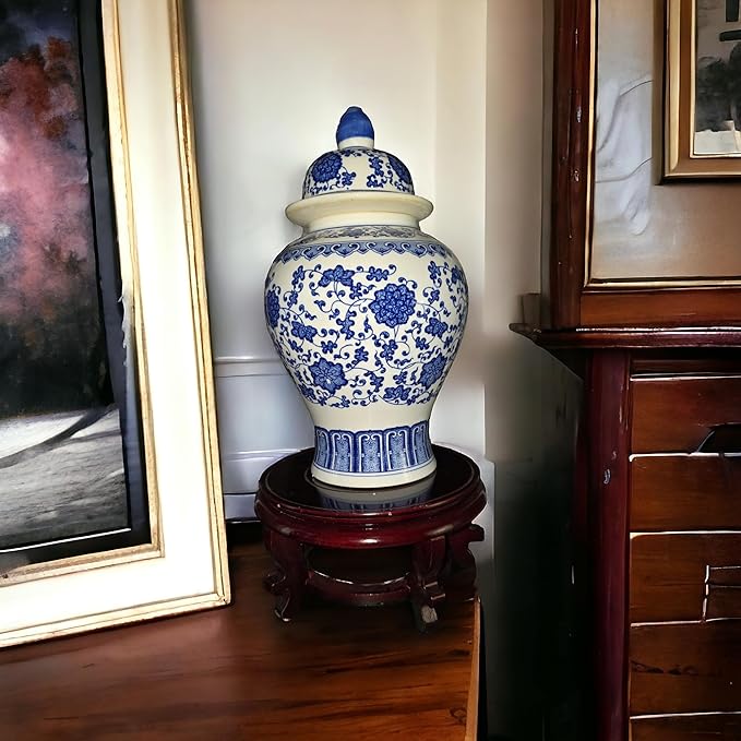 Wooden Fishbowl Display Vase Pot Planter Stand Plant Pot Display Stand (9)