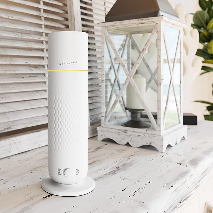 The AirScent Waterless Diffuser - Cold Air Scent Diffuser Oil Machine for Homes, Offices, Hotels and Spas - Aromatherapy Diffuser for Aesthetic Scenting - White - 4.05 Oz - Fragrance Oil Not Included