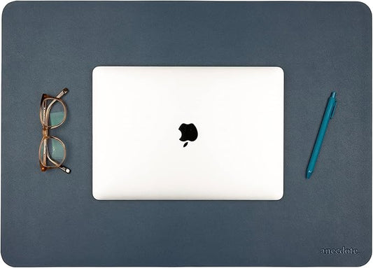 ANECDOTE Vegan Leather Desk Pad - 23.6"x17" Desk Mat for Your Office. This Quality Large Mouse Pad has Chic Elegance, Professional Look & Satisfying Touch - The Perfect Leather Mouse Pad for You!