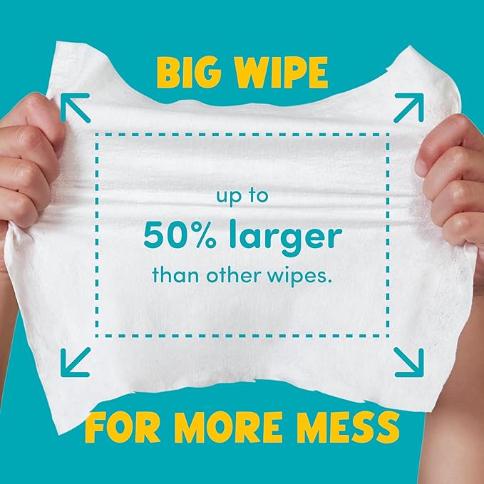 Yipes! Kids Face and Hand Wipes | Compostable Wet Wipes for Sensitive Skin | Individually Wrapped | Classroom Must Haves | Travel Essentials | For Backpacks, Lunchboxes, Classroom Supplies | 4 pack
