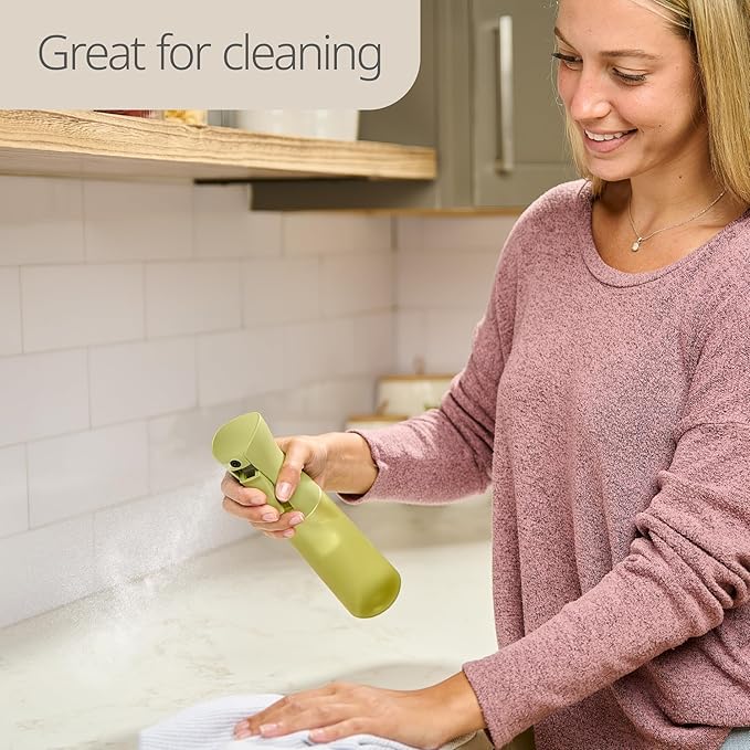 10 OZ Continuous Spray Bottles - Ultra Fine Mist Sprayer | Water Spray Bottle For Hair Stuff, Mister Spray Bottle For Plants Mister | Hair Spray Bottles For Hairstyling, Cleaning, Salons