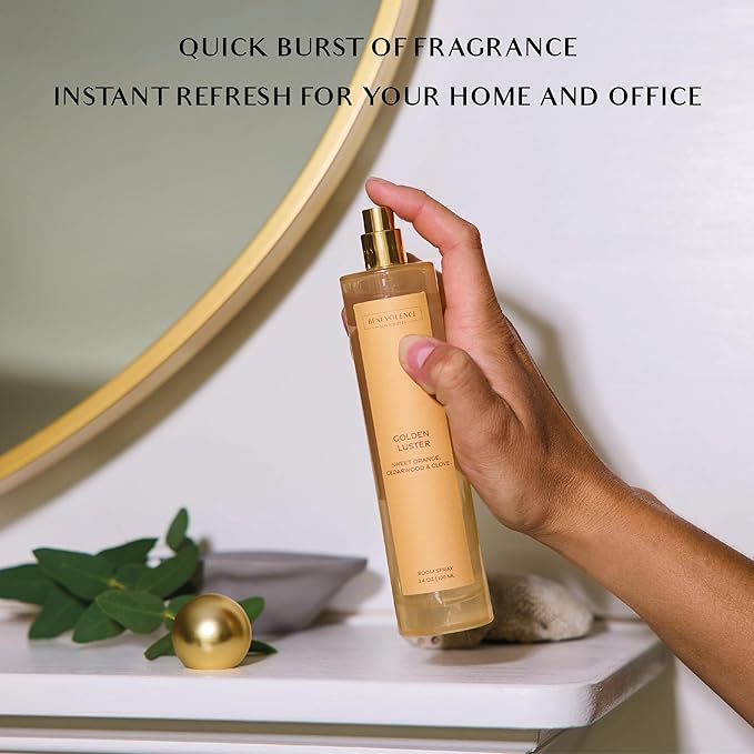 Orange, Cedarwood & Clove Room Spray | Benevolence LA Holiday Air Freshener & Fabric Spray | Cozy Christmas Scent, Gift Idea for Her, Home & Linen Freshener for Women