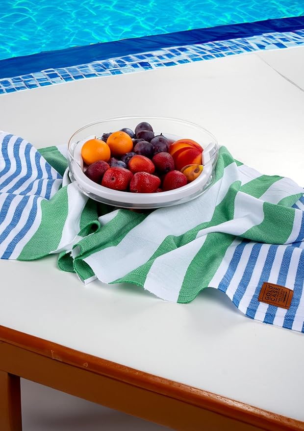 Gold CASE Turkish Hand Towels for Bathroom Set of 6 – 20 x 40'' – 100% Cotton Bathroom Hand Towels – OLYMPOS Towel for Spa, Face, Tea & Dishcloth – Decorative Cloth – Multicolor