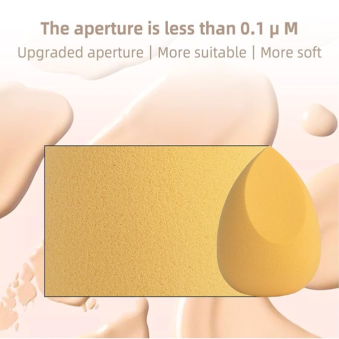 COSTICA Makeup Sponge Set Blender, Beauty Sponge Makeup Blender Flawless for Liquid - Multi Colored 8 pcs Exquisite Packeged