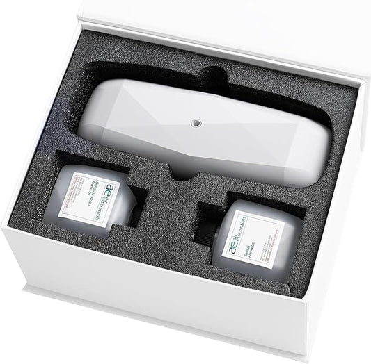 Air Esscentials The Diamond Gift Set, Smart Scent Air Machine Luxury Kit, Waterless Fragrance Oil Diffuser with 2 Scents & Bluetooth Control, Santal & Sensual Wood, White