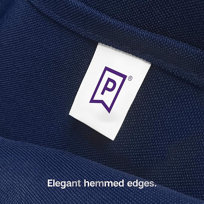 Gee Di Moda Rectangle Tablecloth - 60 x 126 Inch Navy Blue Table Cloth for 8 Foot Rectangle Table - Heavy Duty Washable Fabric - for 8 Ft Buffet Table, Holiday Party, Dinner, Wedding & Baby Shower