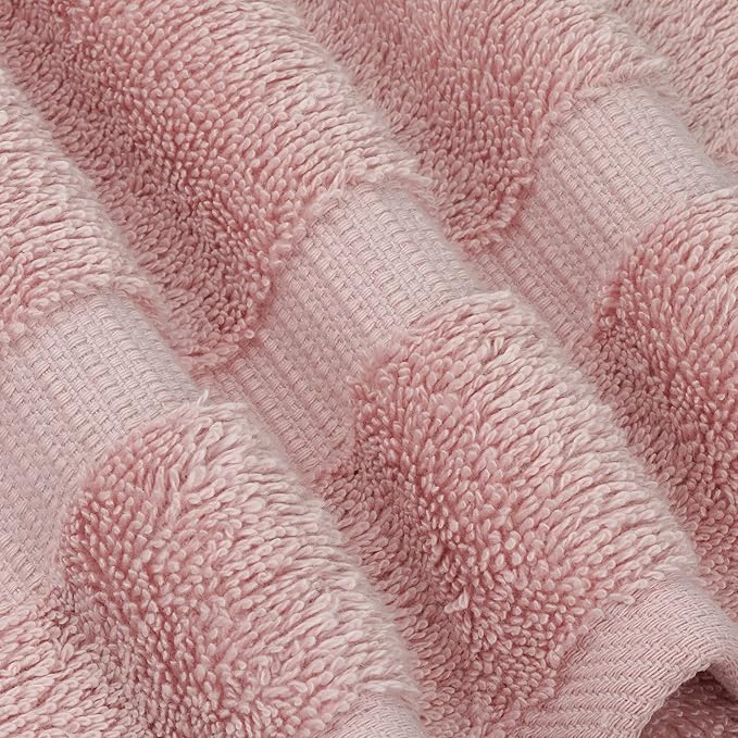 Chakir Turkish Linens | Hotel & Spa Quality 100% Cotton Premium Turkish Towels | Soft & Absorbent (4-Piece Bath Towels, Pink)