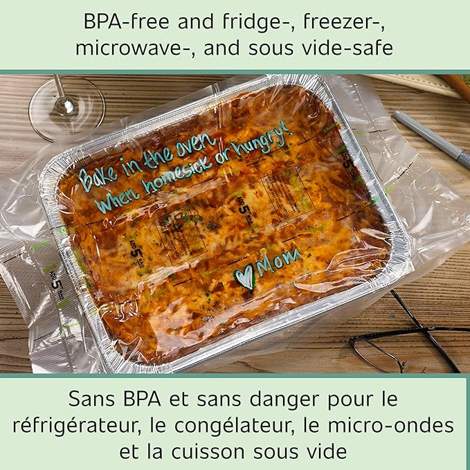 FoodSaver Vacuum Sealer Bags for Extra Large Items (Pack of 8)