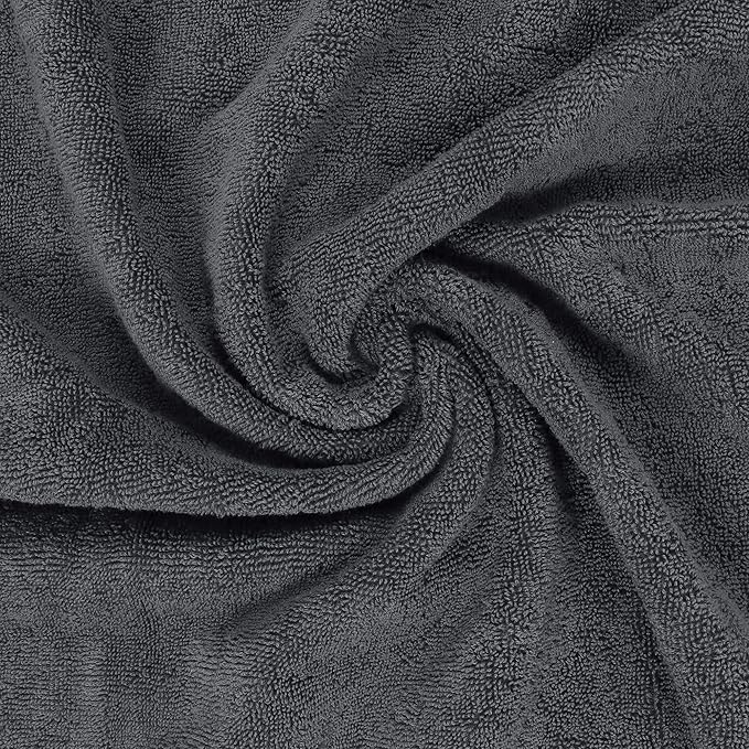 Utopia Towels Set, 16 Bath Towels, 16 Hand Towels, and 32 Washcloths, 600 GSM Ring Spun Cotton Highly Absorbent Towels for Bathroom, Shower Towel, (Pack of 64) (Grey)