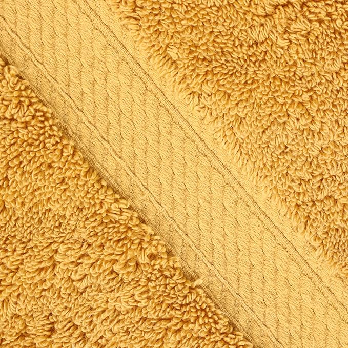 BLUENILEMILLS Madison Egyptian Cotton Towels, Towel Set for Bathroom, Shower, Hotel, Plush, 900 GSM, Highly Absorbent and Ultra-Soft Towels, Bath Essentials, 10 Piece Assorted Towel Set, Gold
