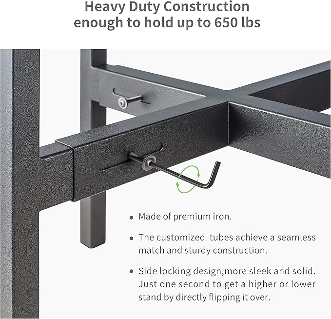 FaithLand Plant Stand, Adjustable Size Fits 8 9 10 11 12 Inches Plant Pot, Metal Planter Stand, Mid Century Expandable Plant Holder Indoor Outdoor, Adjustable Width: 8”-12” - Easy Assembly