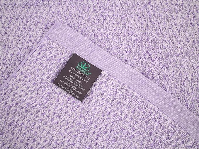 Everplush Diamond Jacquard Quick Dry Bath Towel,1Pack,Lavender