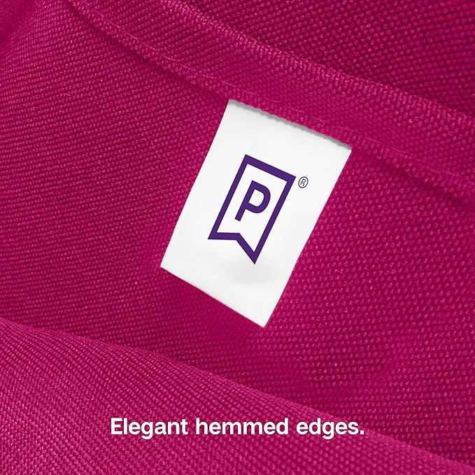 Gee Di Moda Rectangle Tablecloth - 60 x 84 Inch Fuchsia Table Cloth for 5 Foot Rectangle Table - Heavy Duty Washable Fabric - for 5 Ft Buffet Table, Holiday Party, Dinner, Wedding & Baby Shower